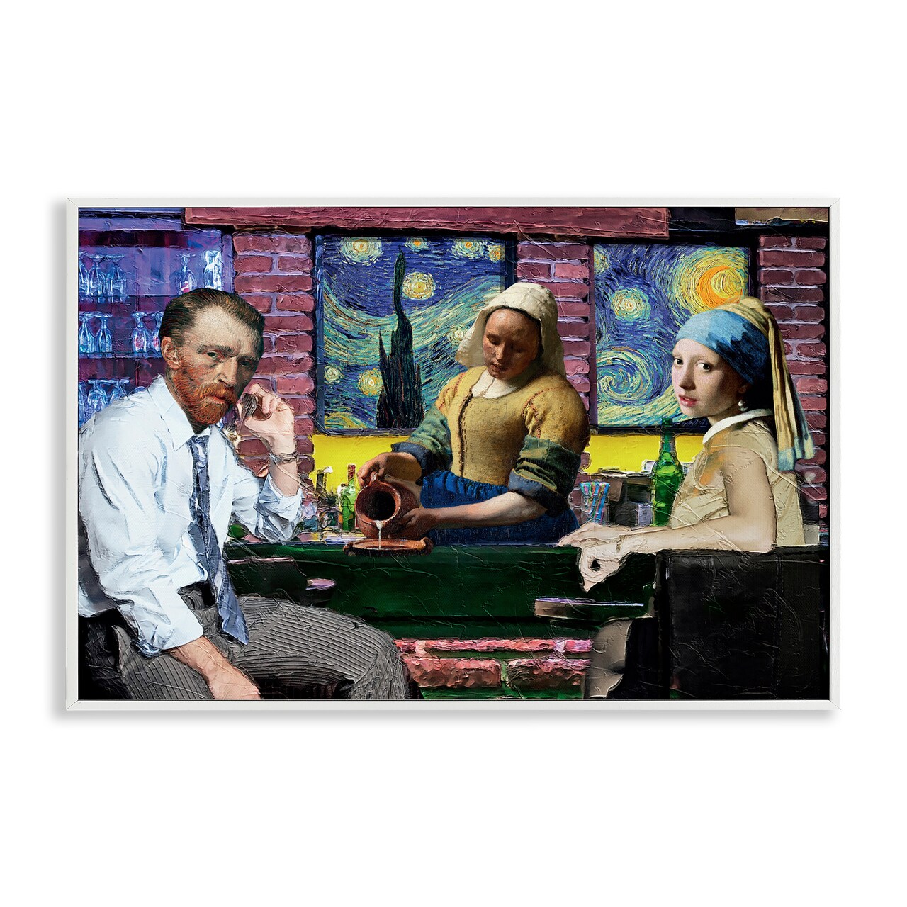 Stupell Industries Classic Paintings Gathered Framed Giclee Wall Art Design by Reinders